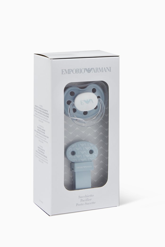 

EA Logo Pacifier in Silicone, Blue
