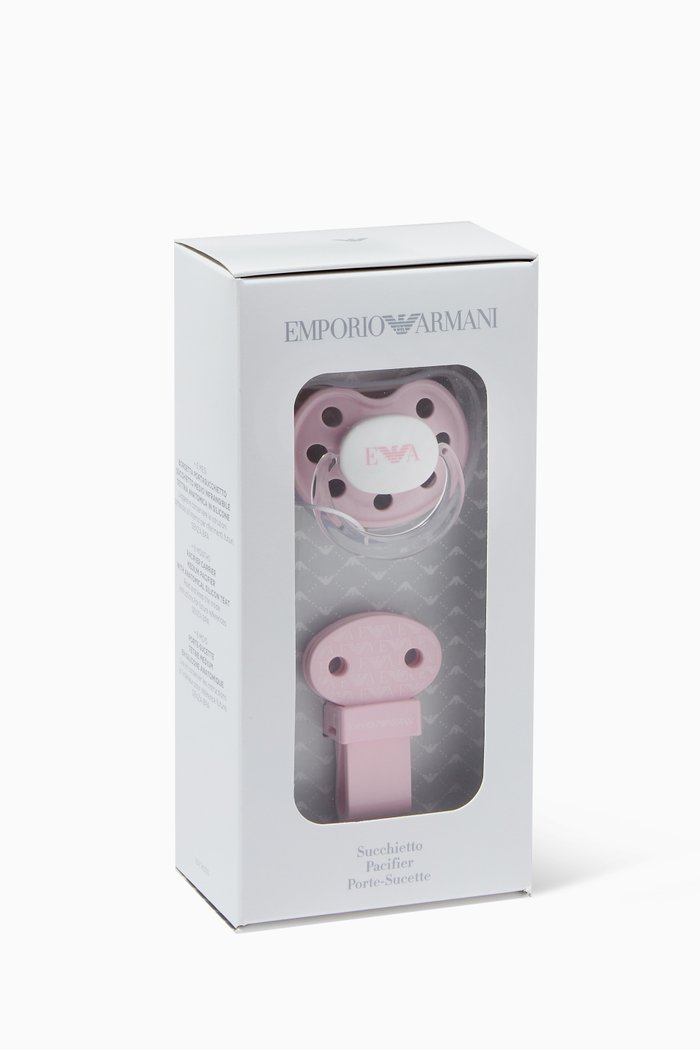 

EA Logo Pacifier in Silicone, Pink