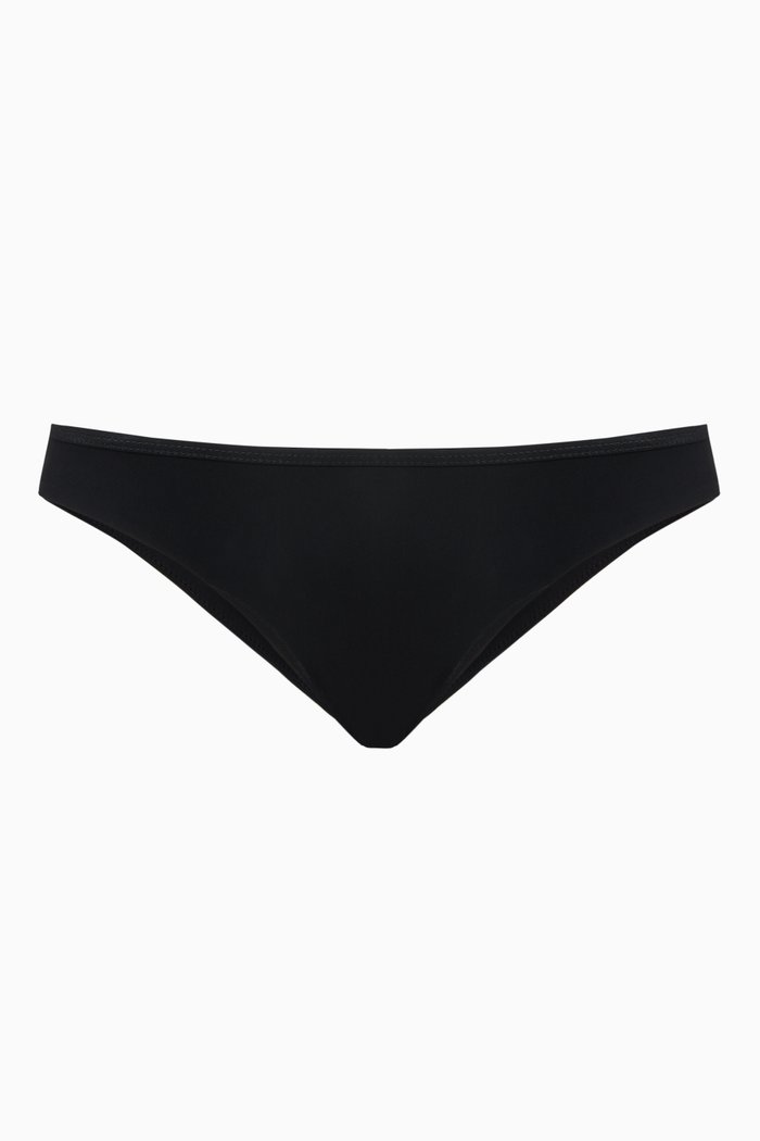 

Low Rise Mini Bikini Bottoms, Black