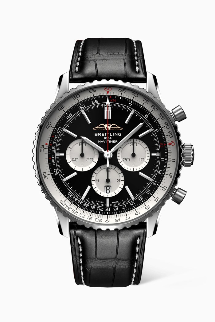 

Navitimer B01 Chronograph 46 Watch, Black
