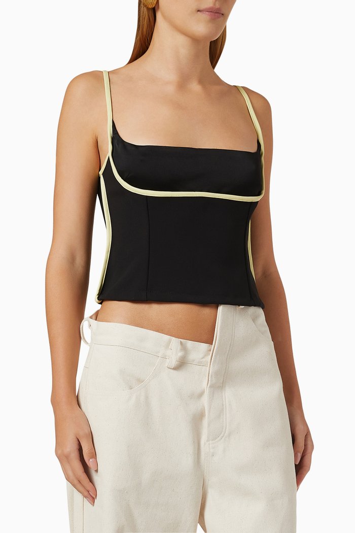 

05 Florian Singlet in Bonded Stretch, Black