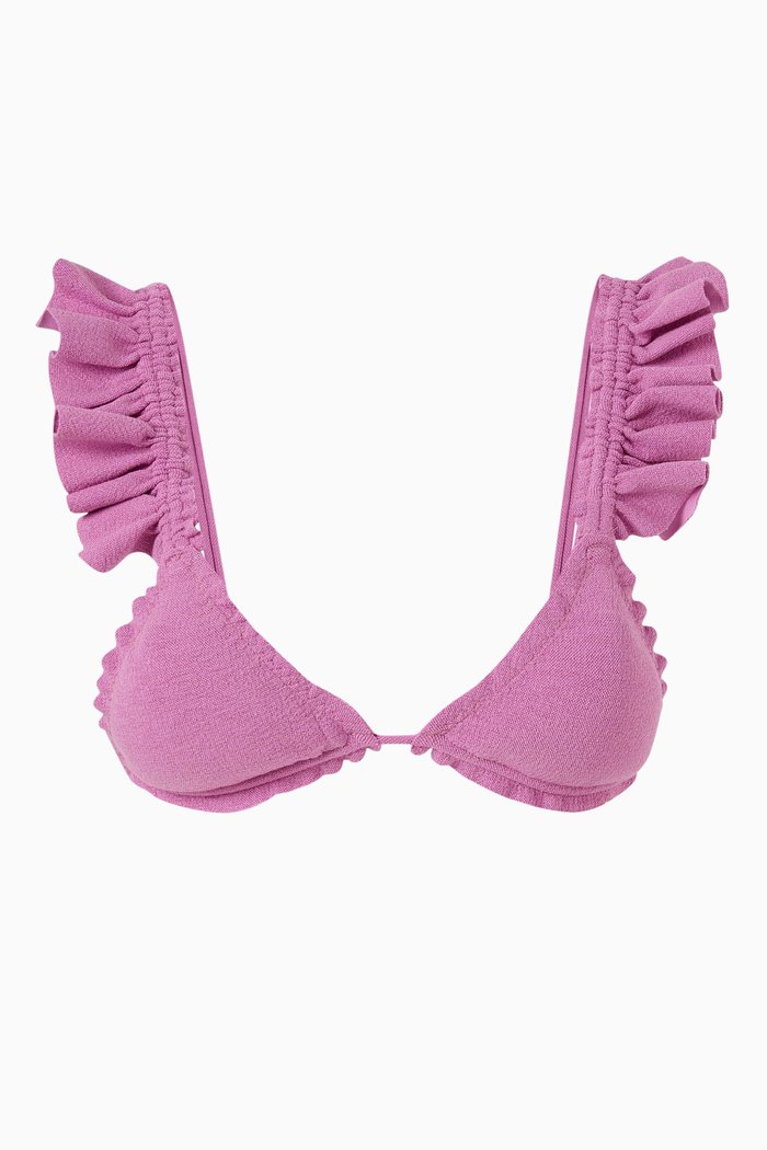 

Laven Bikini Top in Stretch Nylon, Purple
