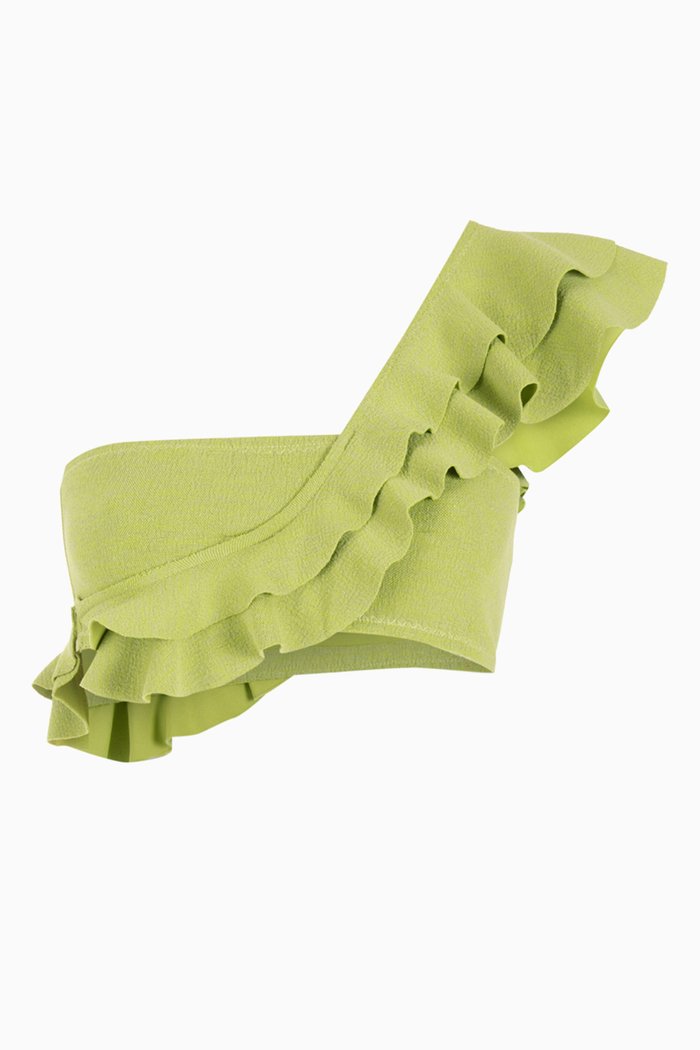 

Malgosia Bikini Top in Stretch Nylon, Green