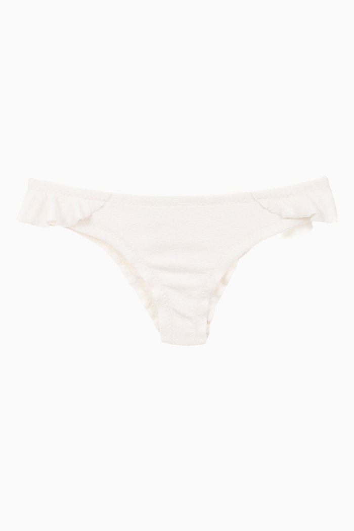 

Laven Bikini Bottoms in Stretch Nylon, White