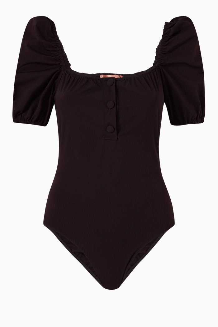 

Cornetto Swimsuit in Stretch Nylon, Black