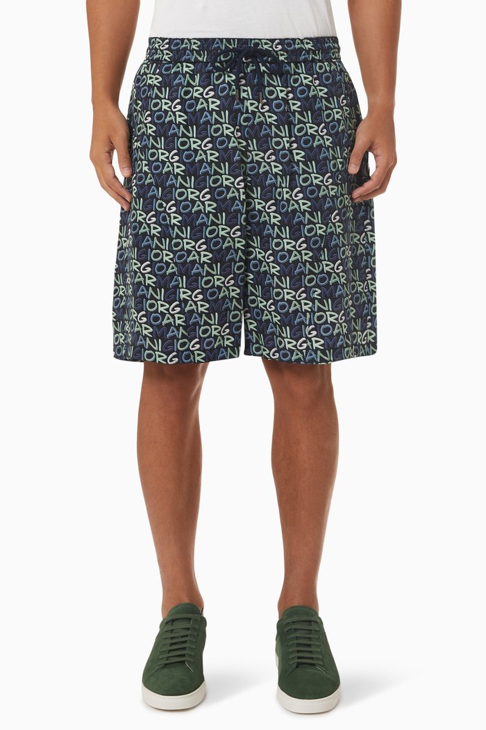 

Logo Shorts in Cotton, Multicolour