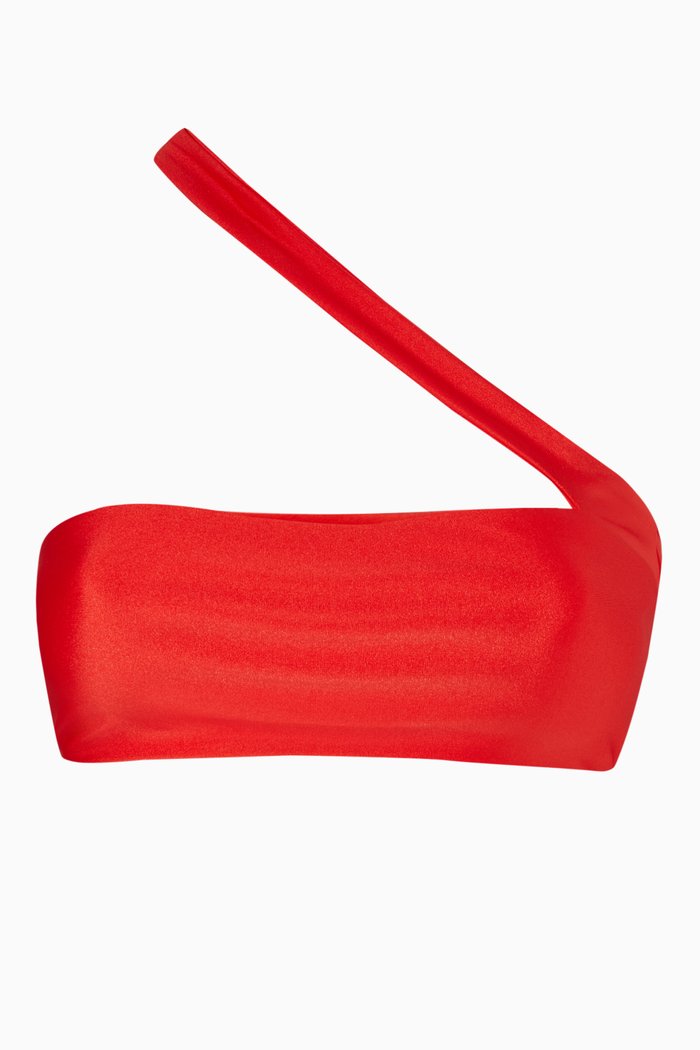 Halo Bikini Top in LYCRA®, Red