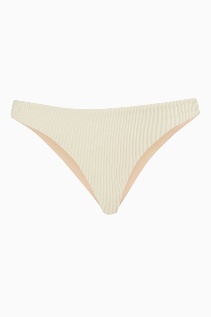 

Most Wanted Bikini Bottoms in Ribbed LYCRA®, Neutral