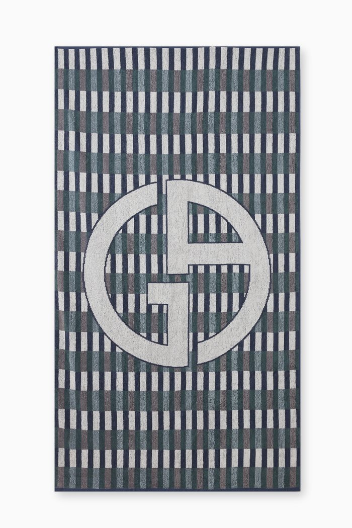

Swim Towel in Cotton-terry, Blue