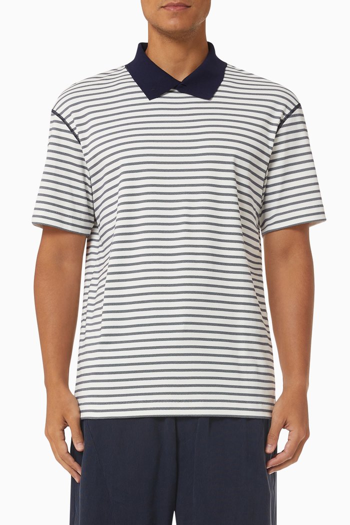

Polo Shirt in Cotton, Blue
