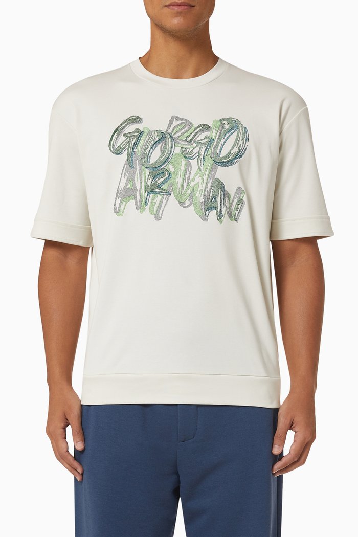 

Logo T-shirt in Cotton, White