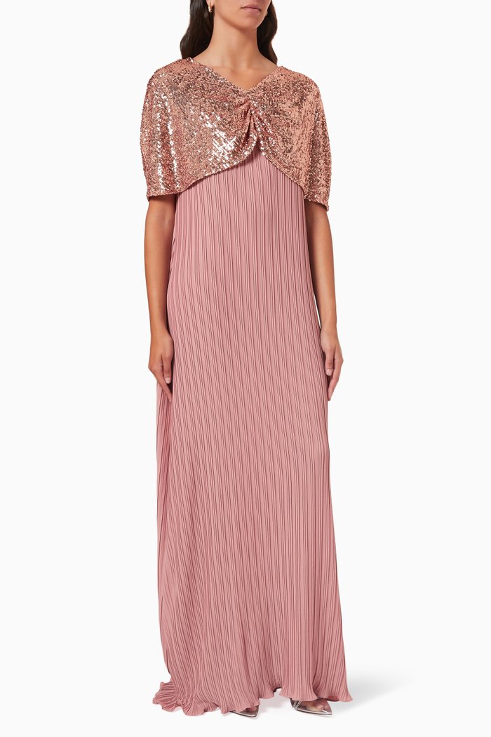 

Butterfly Cape Dress, Pink