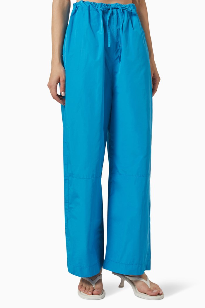 

05 Enzo Sweatpants in Washed Cotton, Blue
