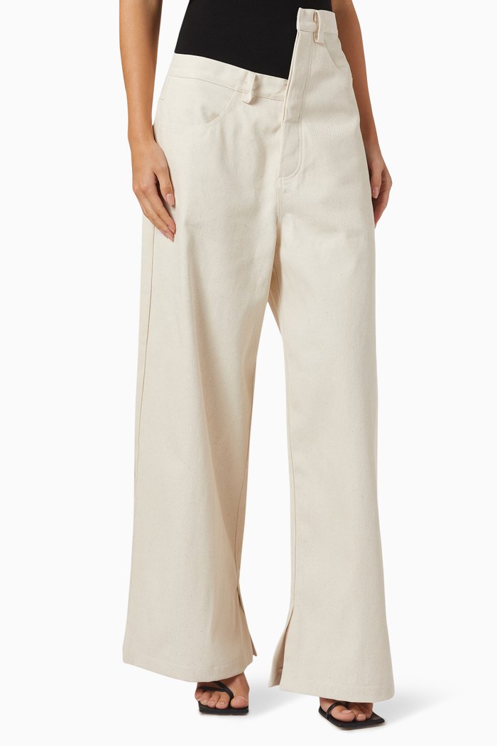 

05 Gala Jeans in Regenerated Cotton Denim, Neutral