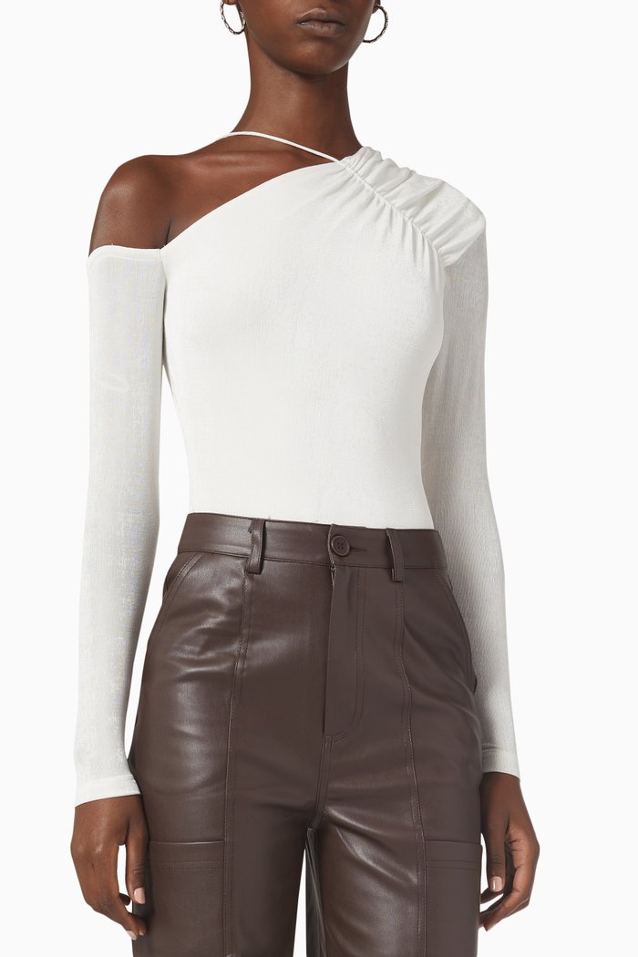 

Toni Bodysuit in Jersey, White