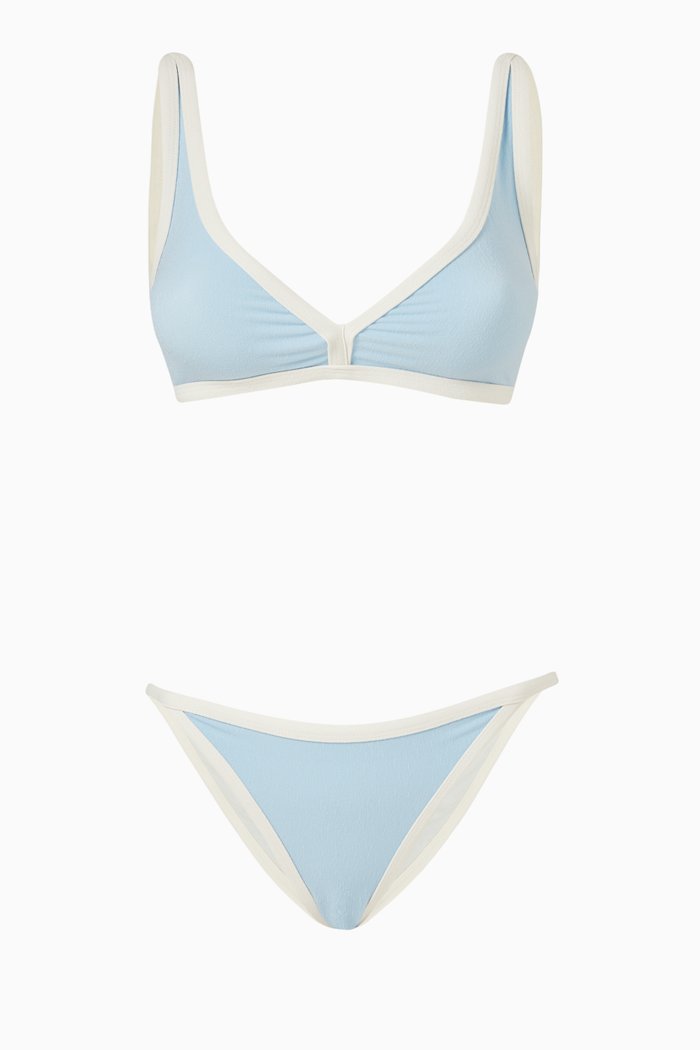 

Maria Bikini in Sustainable Nylon, Blue