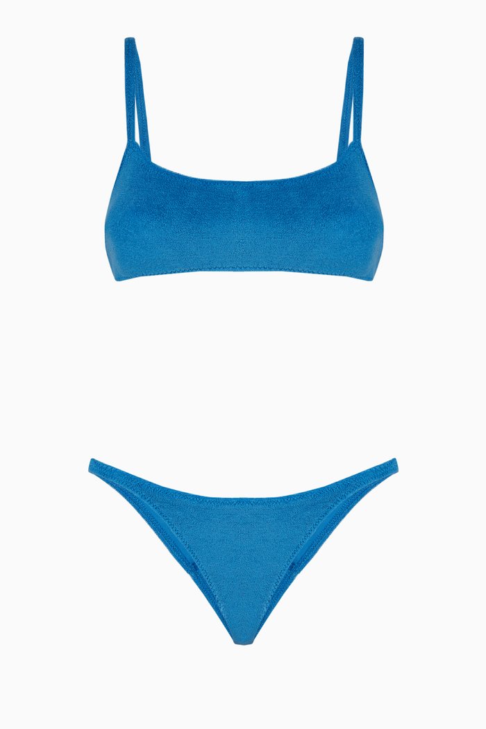 

KK Bikini Set in Terry Cloth, Blue
