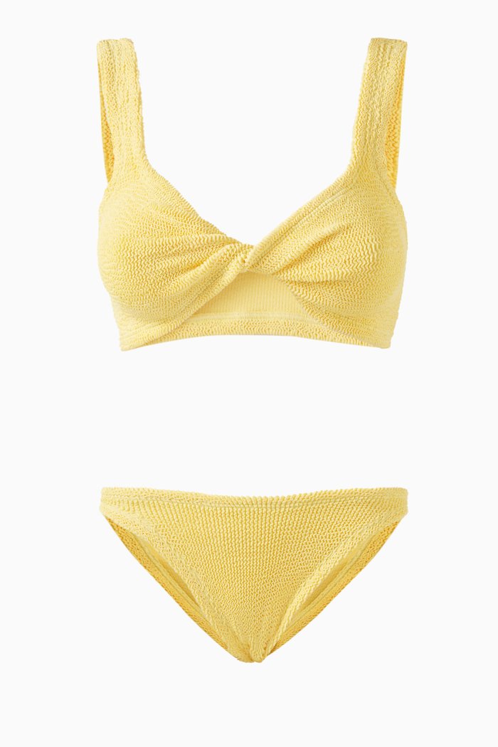 

Juno Bikini Set in Crinkle™ Fabric, Yellow