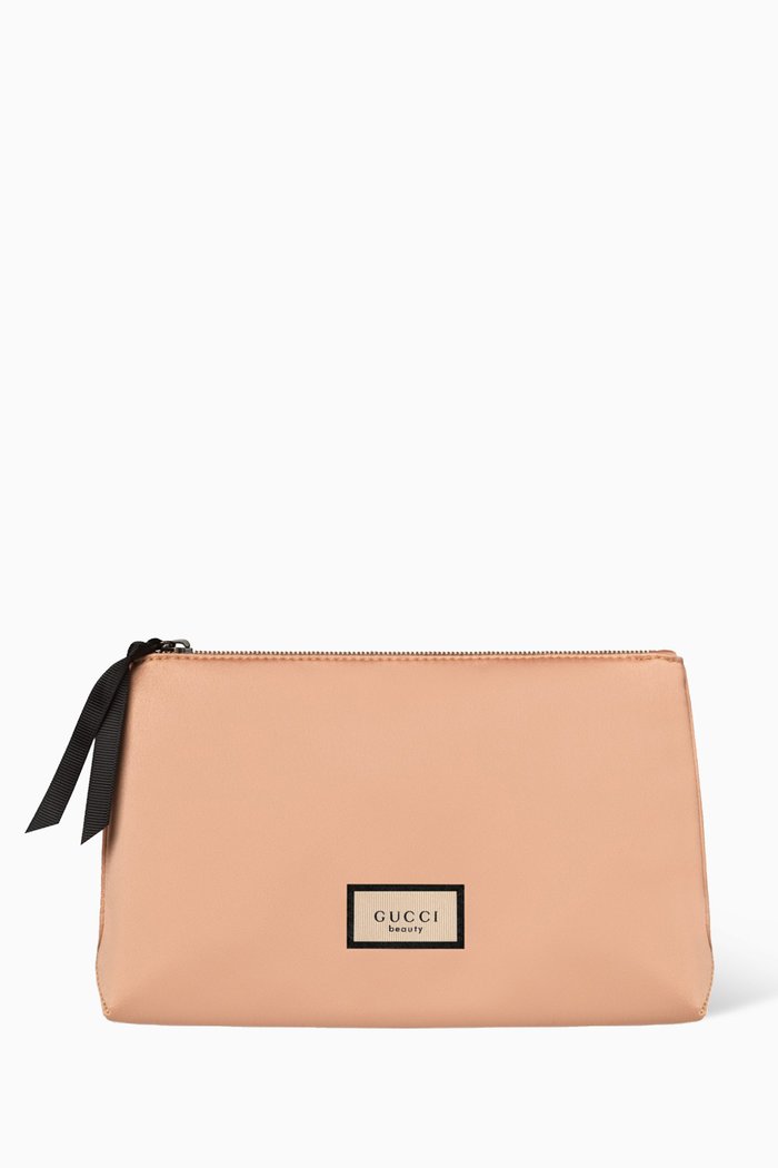 

Flat Pouch in Leather, Multicolour