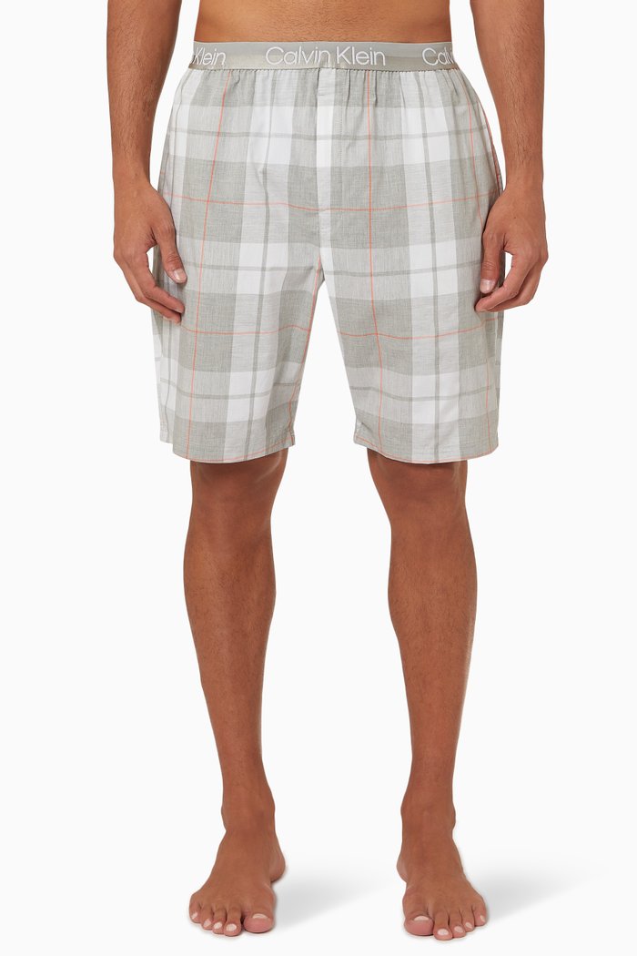 

Pyjama Shorts in Cotton, Grey