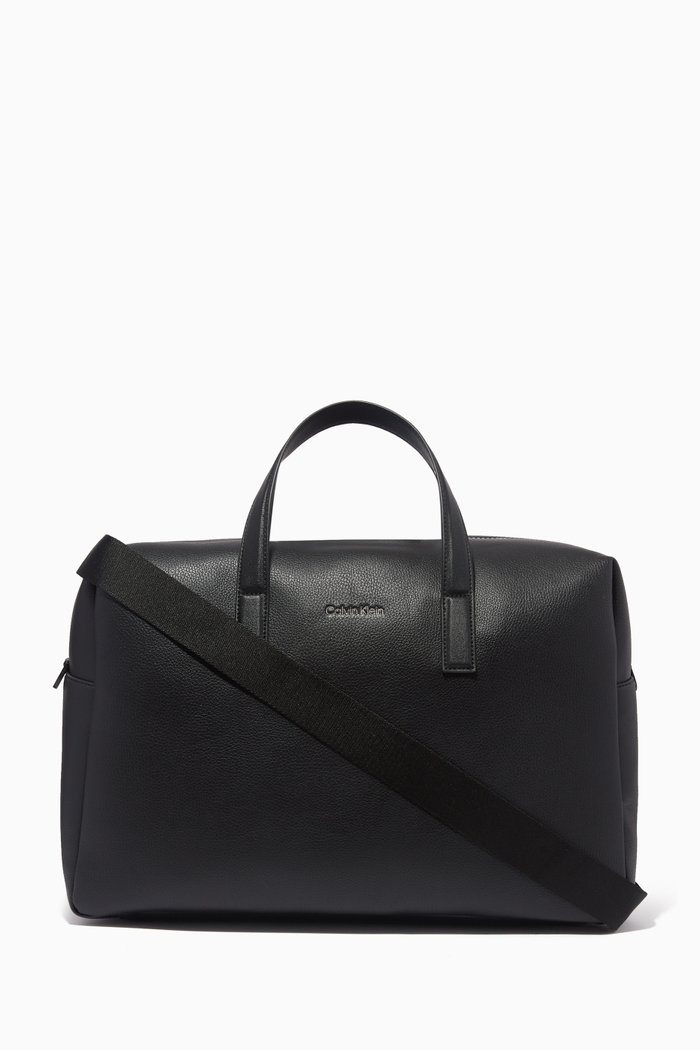 

Must Weekend Bag in Recycled PU Leather, Black