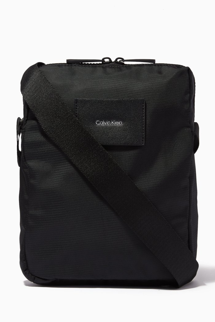 

Crossbody Bag in Recycled Polyester, Black