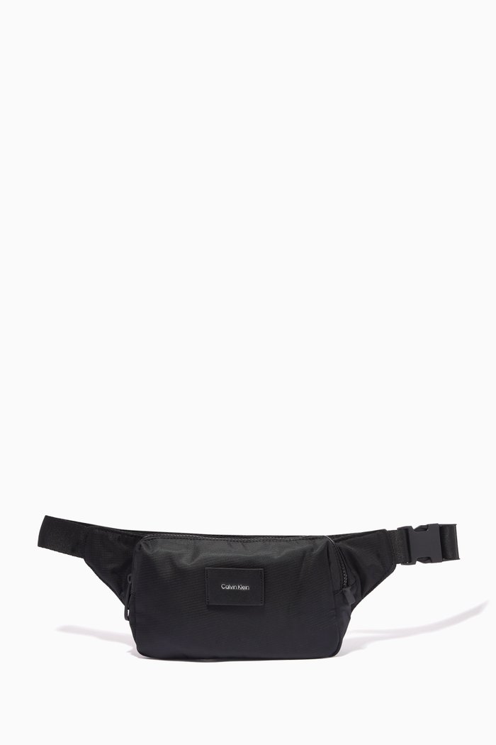 Belt Bag in Recycled Polyester, Black