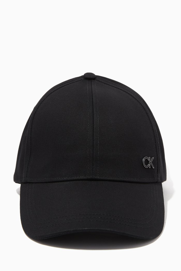 

Baseball Cap in Organic Cotton, Black