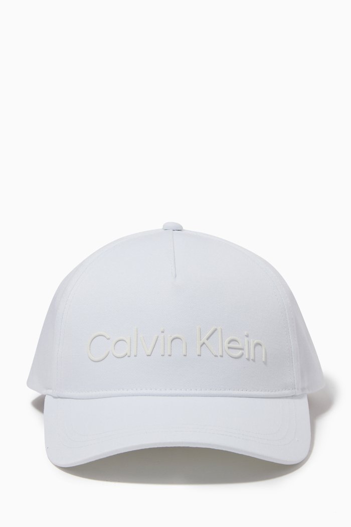 

Logo Cap in Organic Cotton Twill, White