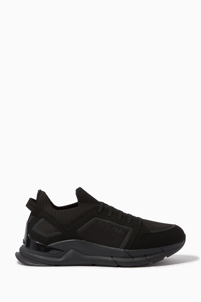 

Low-top Sneakers in Recycled Knit, Black