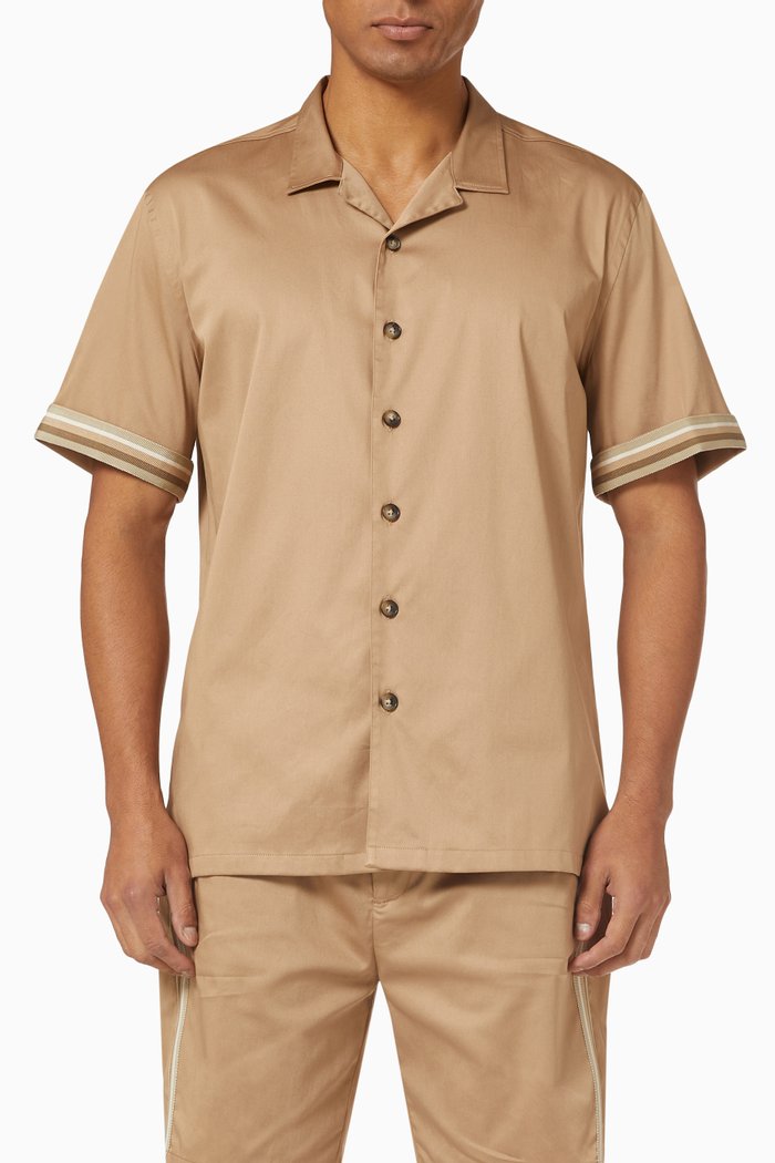 

Monaco Shirt in Twill, Neutral