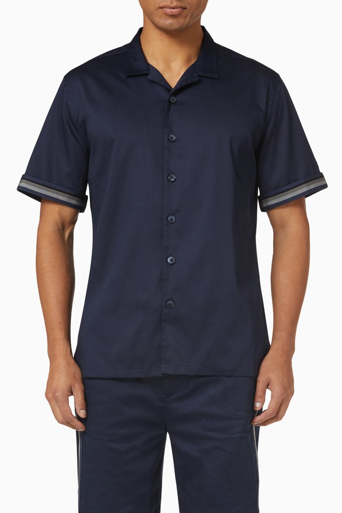 

Monaco Shirt in Twill, Blue