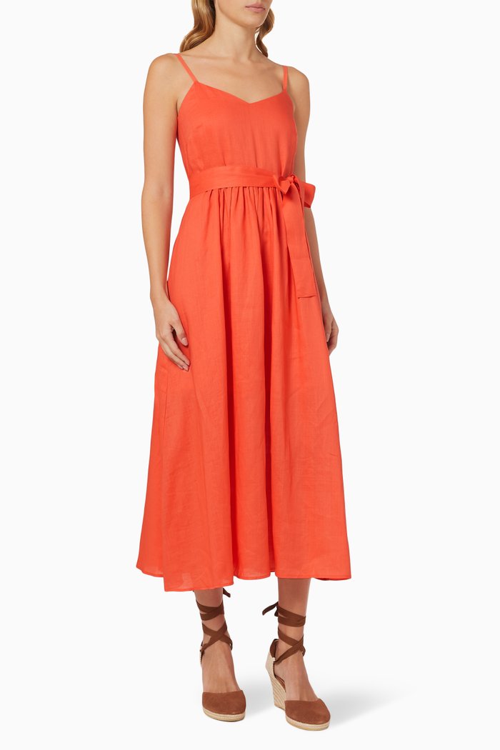 

Long Strappy Dress, Orange