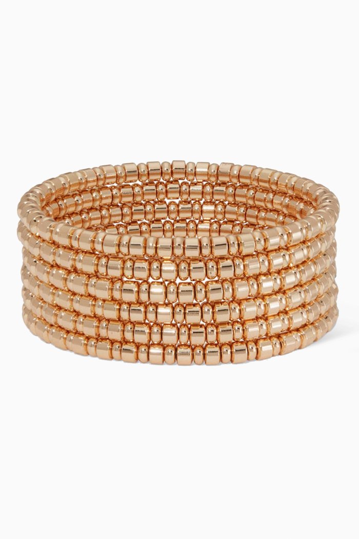 

Little Ones Bracelet in Metal, Set of 6, Gold