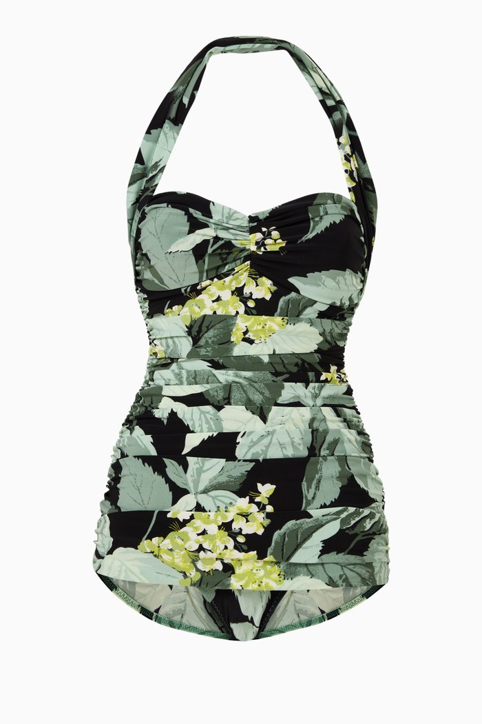 

Bill Mio One-piece Swimsuit in Poly Lycra, Green