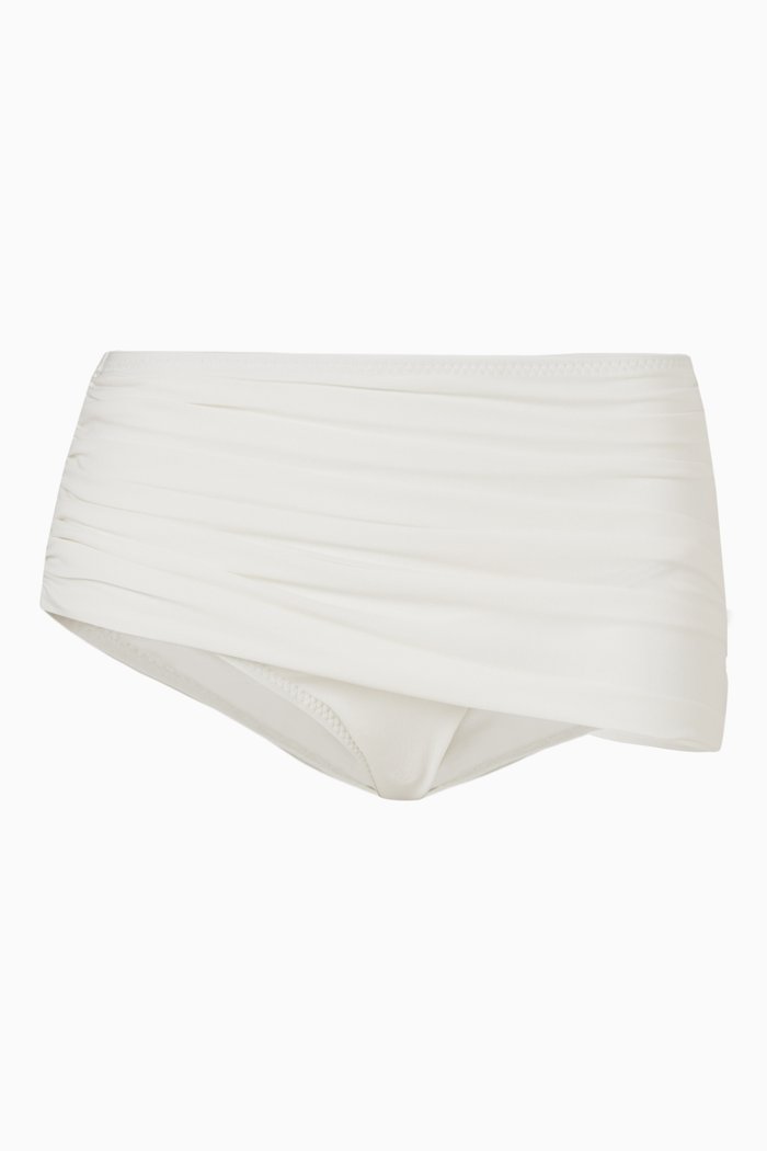 

Diana Bikini Bottoms in Poly Lycra, White