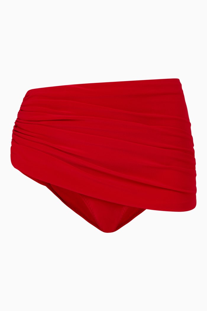 

Diana Bikini Bottoms in Poly Lycra, Red