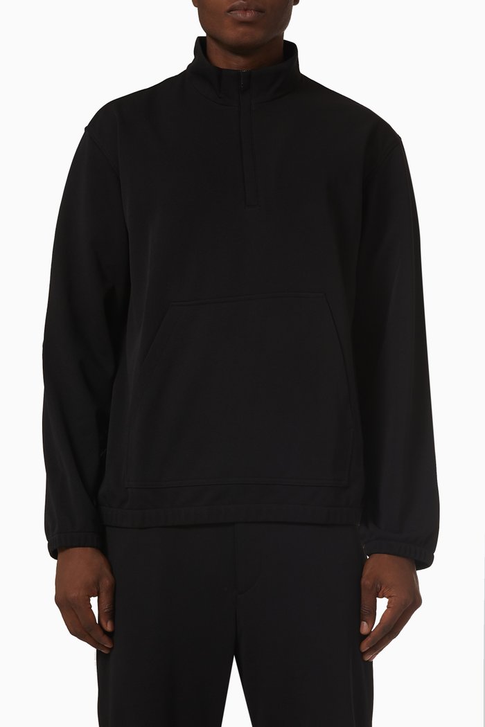 

Reeve Sweatshirt in Trainer Knit, Black