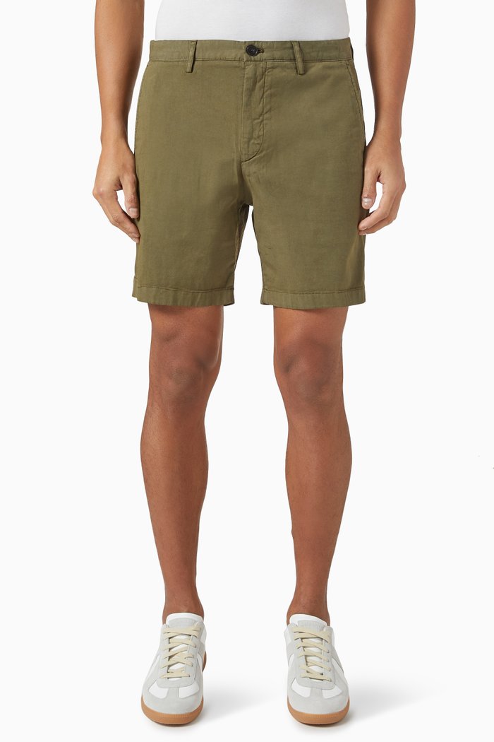 

Zaine Shorts in Cotton, Green