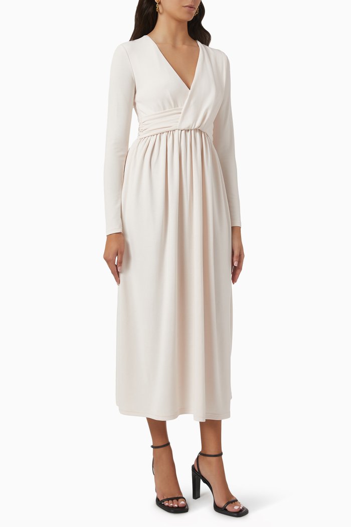 

Birnam Midi Dress in Viscose, Pink