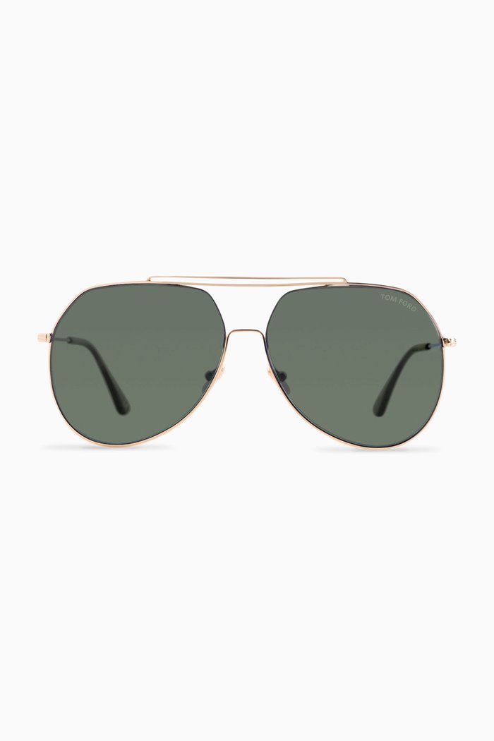 

Clyde Sunglasses in Metal, Gold