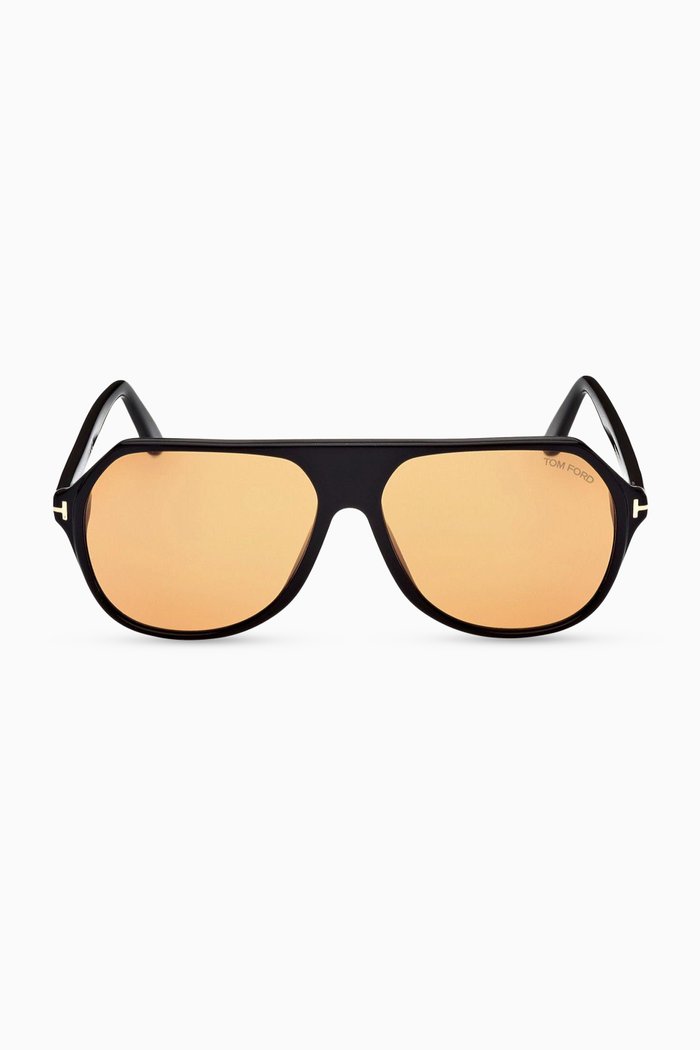 

Hayes Sunglasses in Acetate, Black
