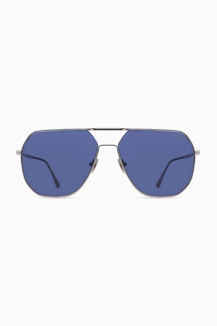 

Gilles Sunglasses in Metal, Grey