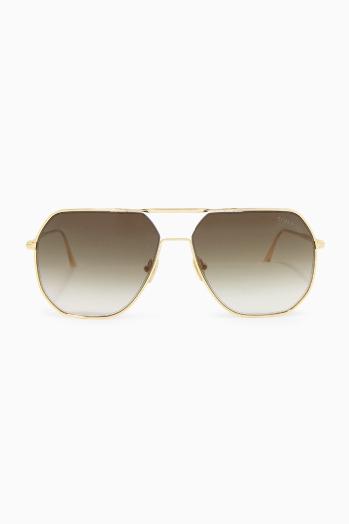 

Gilles Sunglasses, Gold
