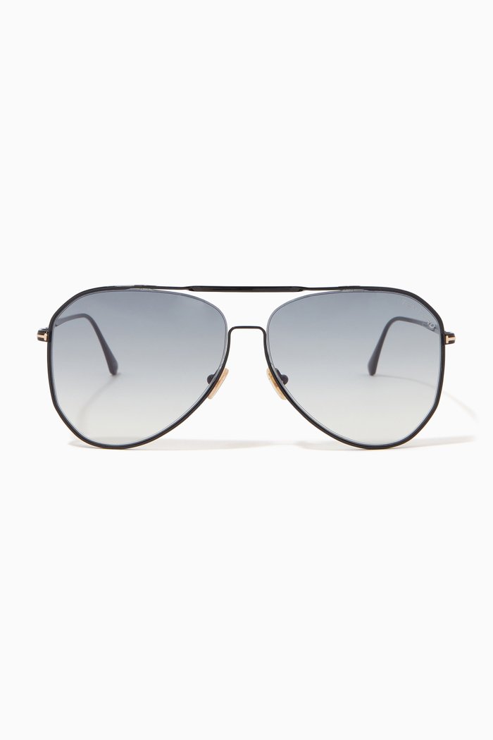 

Charles Sunglasses in Metal, Black