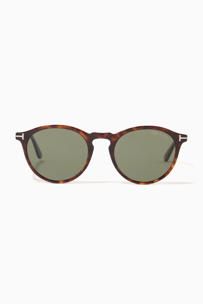 

Round Sunglasses in Acetate, Brown
