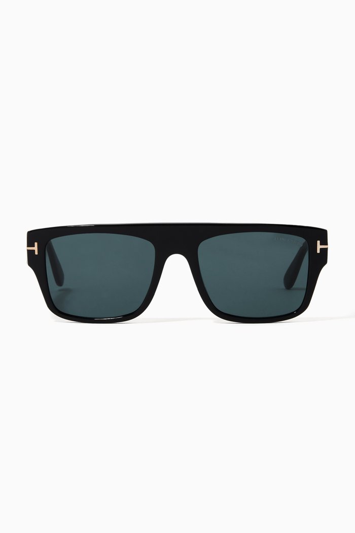 

Dunning Sunglasses in Acetate, Black