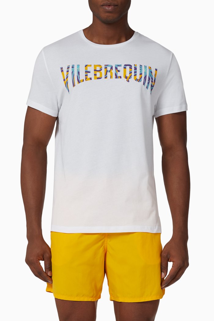 

Thom Octopus Band Logo T-shirt in Cotton-jersey, White
