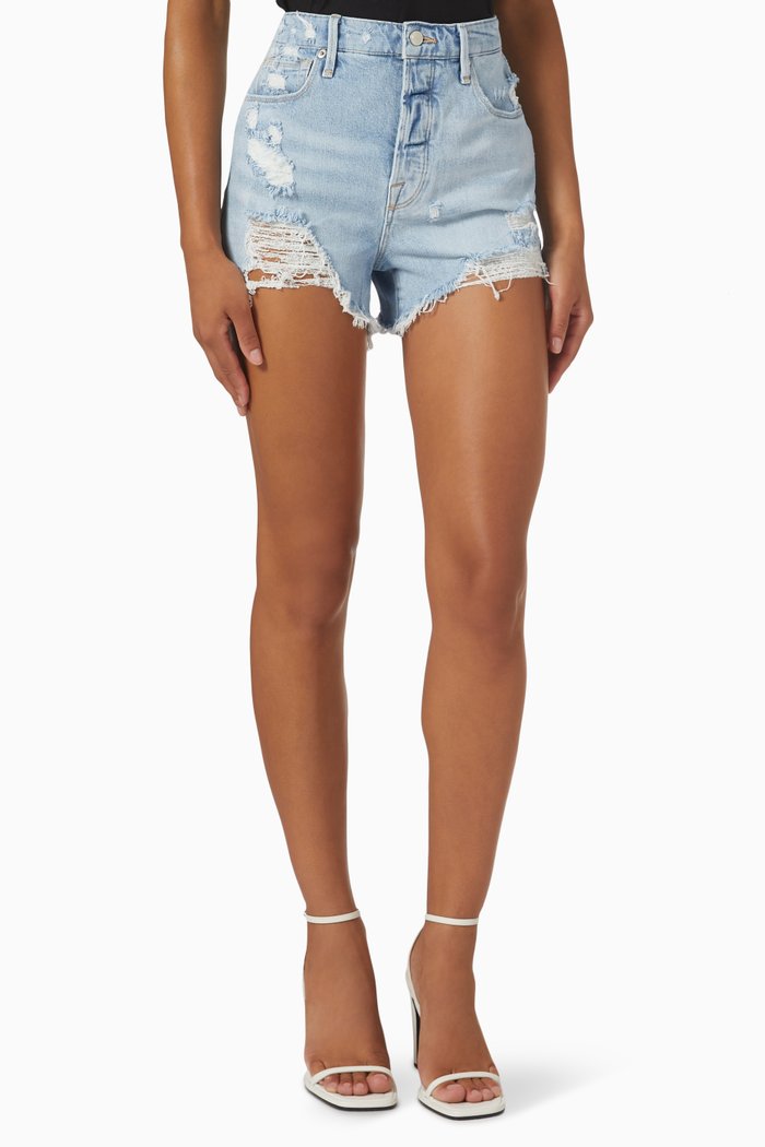 

Bombshell Split Pocket Shorts, Blue