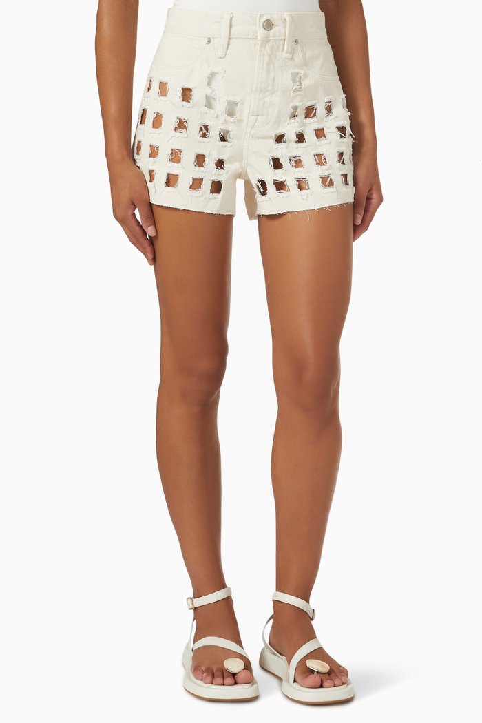 

Good 90's Laser Shorts, White